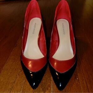 Red and Black Women's Heels
